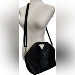 Faux Leather Quilted detail Handbag with Removable/Adjustable strap